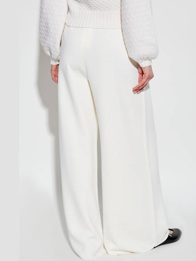 Max Mara Wool Trousers Medium, Women's, White - MAX MARA - BALAAN 4