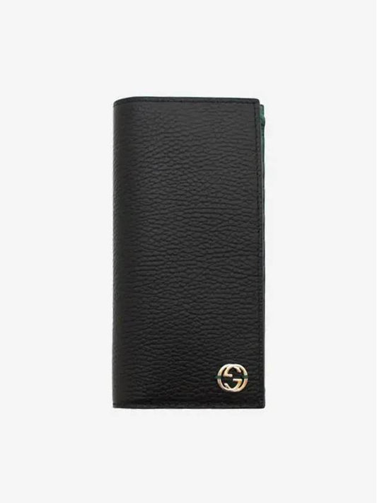 GG Interlocking Long Wallet Green Black - GUCCI - BALAAN 2