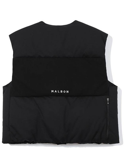 SOFT UTILITY CROP VEST BLACK WOMAN - MALBON GOLF - BALAAN 2