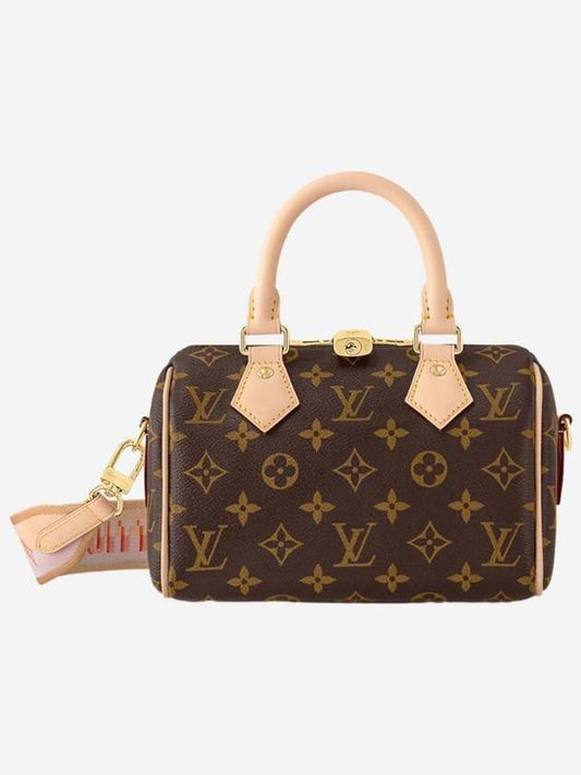 Speedy Bandouliere 20 Monogram Tote Bag Pink Orange - LOUIS VUITTON - BALAAN 1