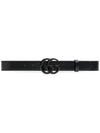 GG Marmont Thin Belt Black - GUCCI - BALAAN 2