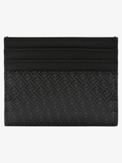 FF Micro Card Wallet Black - FENDI - BALAAN 2