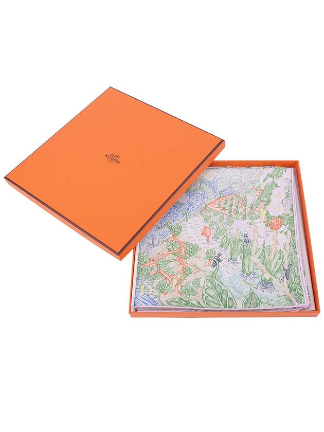 90 Les Folies Du Faubourg Silk Scarf - HERMES - BALAAN 3