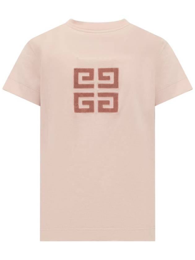 Cotton 4G Slim Fit Short Sleeve T-Shirt Pink - GIVENCHY - BALAAN 3