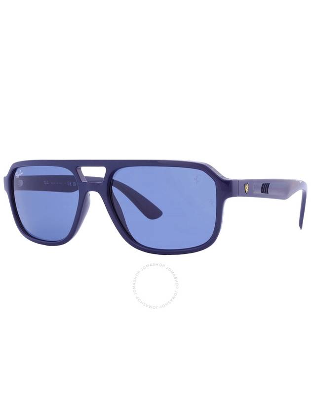 Ray Ban Scuderia Ferrari Blue Navigator Unisex Sunglasses RB4414M F68880 58 - RAY-BAN - BALAAN 2