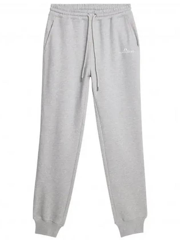 Alpha Track Pants Light Grey Melange - J.LINDEBERG - BALAAN 2