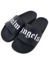 Logo Slippers Black - PALM ANGELS - BALAAN 3