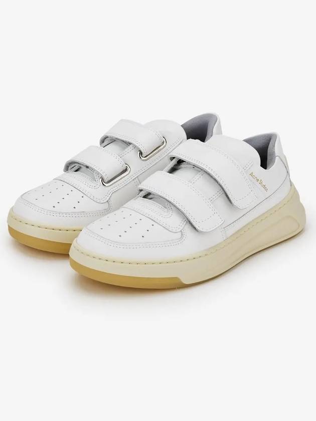 Velcro Strap Low Top Sneakers White - ACNE STUDIOS - BALAAN 3