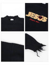 Jesus Loves You Destroyed Knit Top Navy - VETEMENTS - BALAAN 5