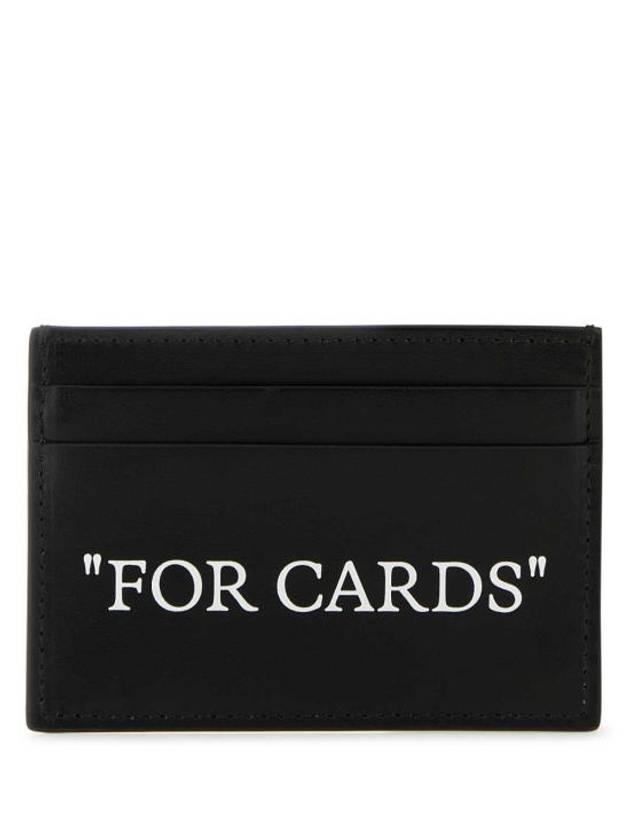 Men’s Wallet OMND067C99LEA001 1001 Black - OFF WHITE - BALAAN 1