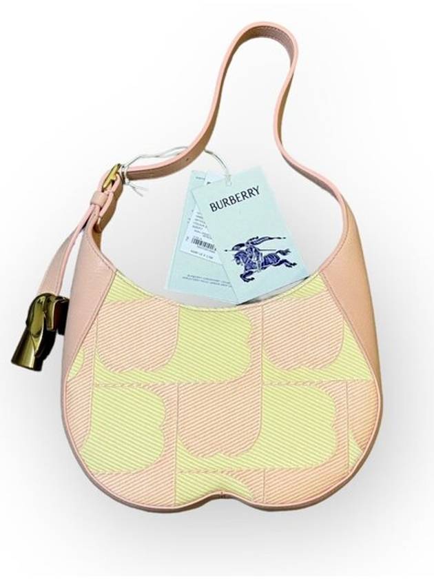 Small Chess Leather Shoulder Bag Pink - BURBERRY - BALAAN 2