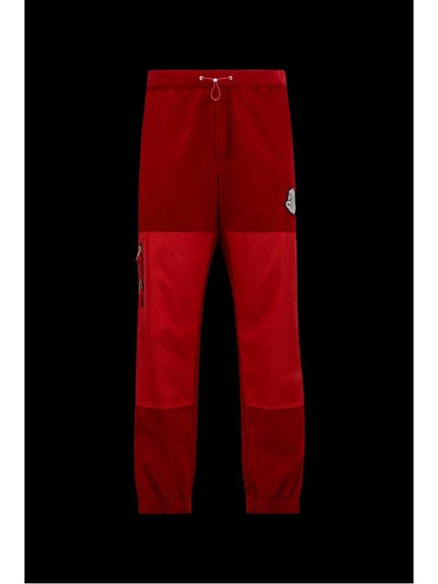 Nylon Panel Track Pants Red - MONCLER - BALAAN 4