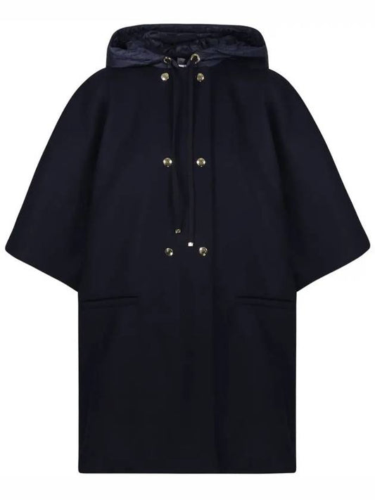 Hooded Cape Navy 3G000 10 0U319 778 - MONCLER - BALAAN 2