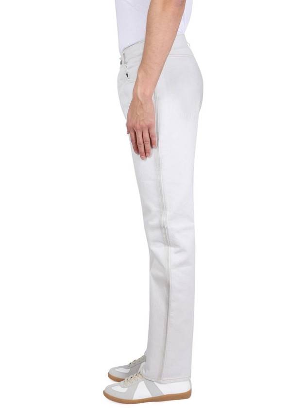 Denim Straight Pants S50LA0216 S30857961 WHITE - MAISON MARGIELA - BALAAN 4