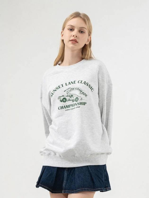 CHAMPION BUNNY SWEATSHIRTS LIGHT MELANGE - POLYGRAM - BALAAN 4