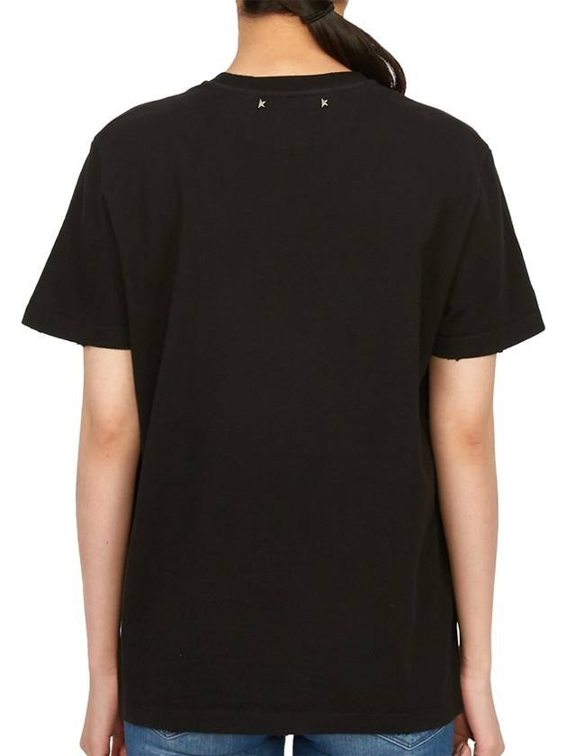 G Logo Patch Short Sleeve T-Shirt Black - GOLDEN GOOSE - BALAAN 5