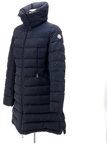 Flamette long padding navy - MONCLER - BALAAN 1