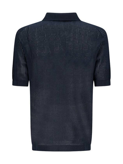 OPEN KNIT POLO SHIRT - RVR LARDINI - BALAAN 2