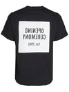 12th Anniversary Women's Box Logo Short Sleeve TShirt Black PE000231000 001 - OPENING CEREMONY - BALAAN 3