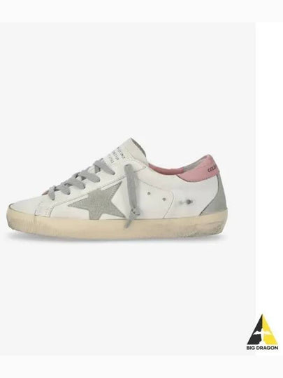 Superstar White Pink Heel Tab Sneakers - GOLDEN GOOSE - BALAAN 2