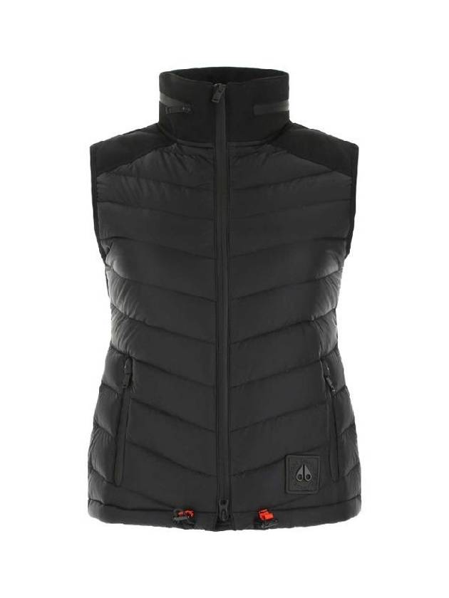 Women's Hudson Slim Padded Vest Black - MOOSE KNUCKLES - BALAAN 3