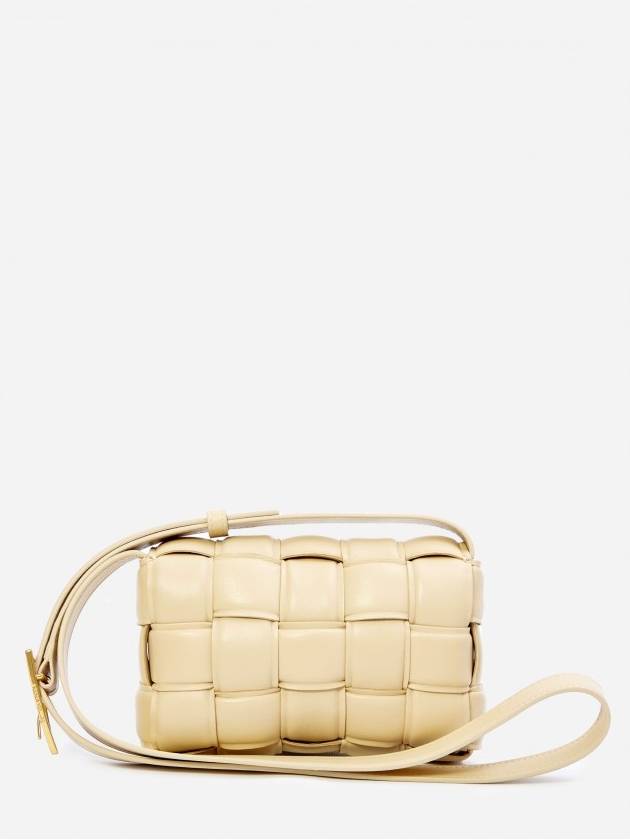 Cassette Intrecciato Padded Small Cross Bag Beige - BOTTEGA VENETA - BALAAN 4