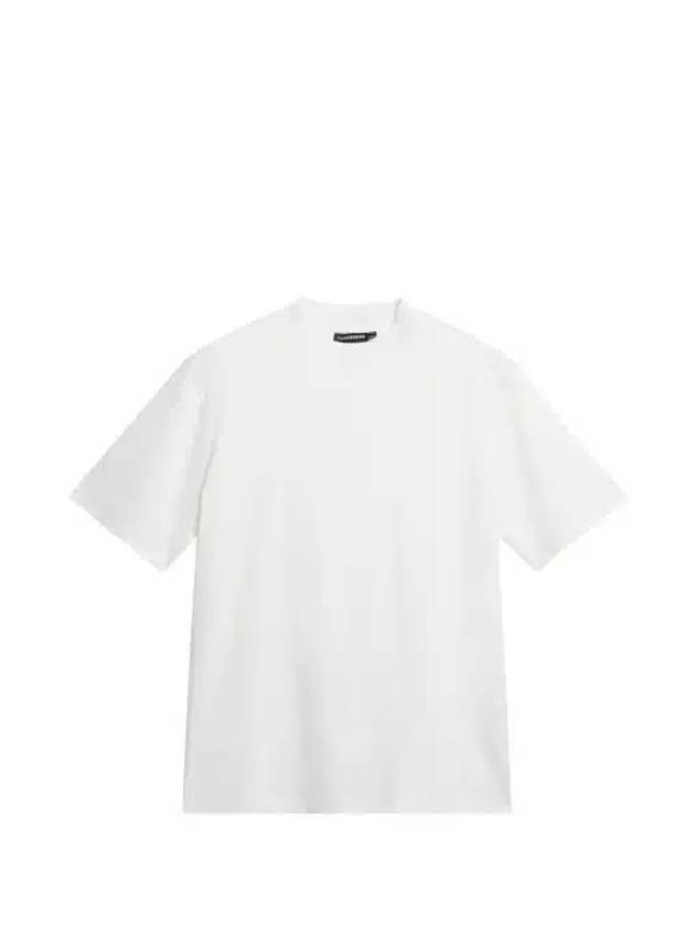 Men's Ace Mock Neck Short Sleeve T-Shirt White - J.LINDEBERG - BALAAN 5