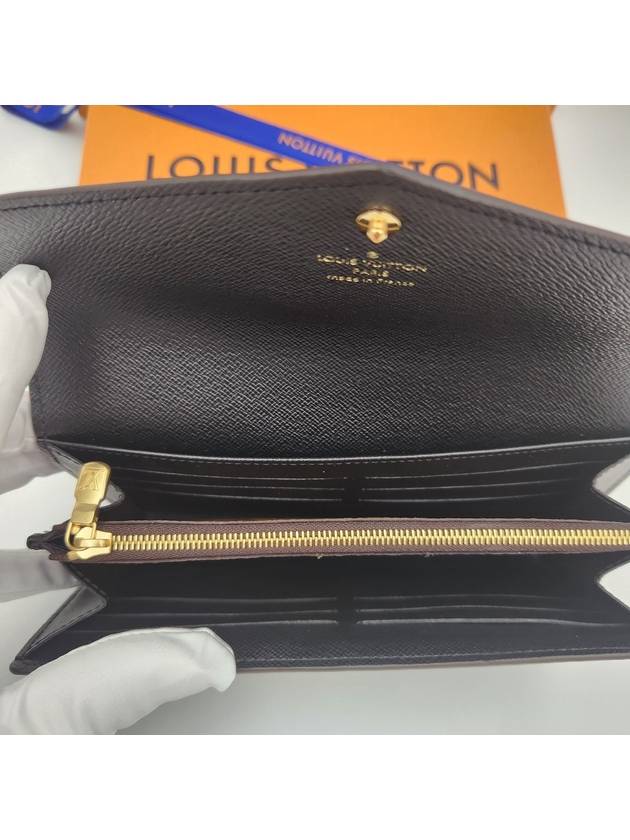 Sarah Monogram Reverse Long Wallet Brown - LOUIS VUITTON - BALAAN 5