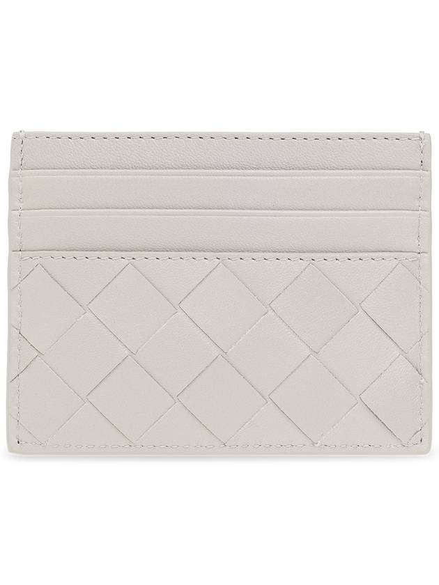 Intrecciato Leather Card Wallet Grey - BOTTEGA VENETA - BALAAN 2