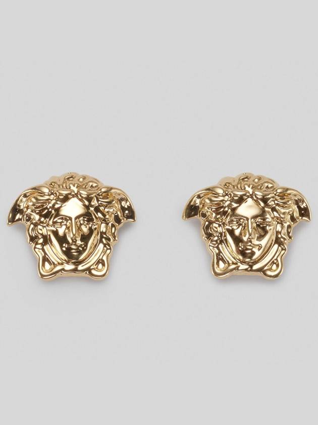 Medusa Head Brass Earrings Gold - VERSACE - BALAAN 2