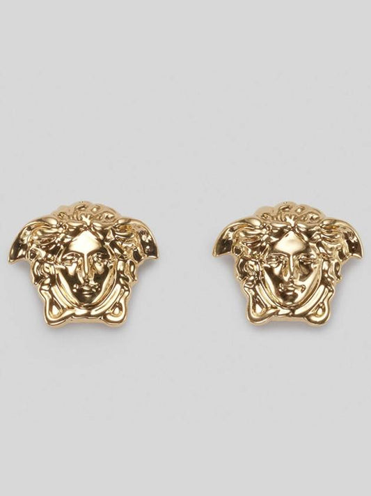 Medusa Head Brass Earrings Gold - VERSACE - BALAAN 2