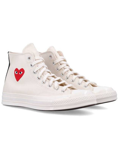 Comme Des Garçons Play X Converse Small Heart Hi Top - COMME DES GARCONS PLAY - BALAAN 2