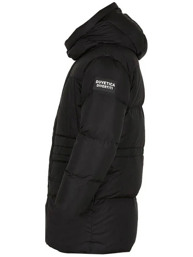 Tima Hooded Long Padding Black - DUVETICA - BALAAN 5