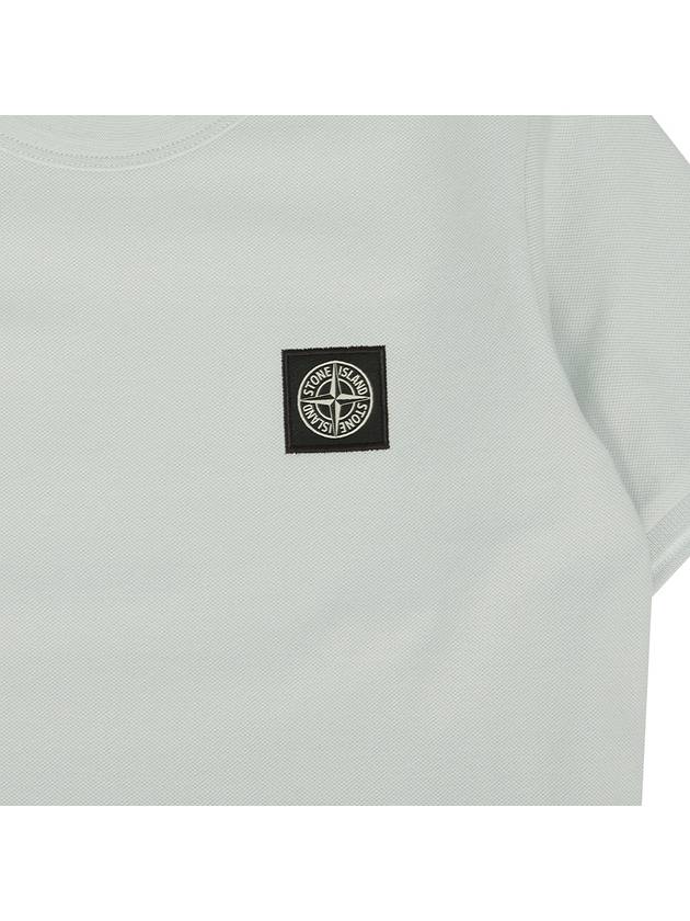 Kids Logo Patch Short Sleeve T-Shirt Grey - STONE ISLAND - BALAAN 6