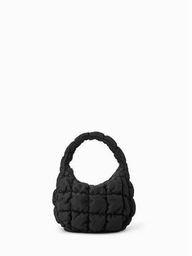 Quilted Micro Tote Bag Black - COS - BALAAN 3