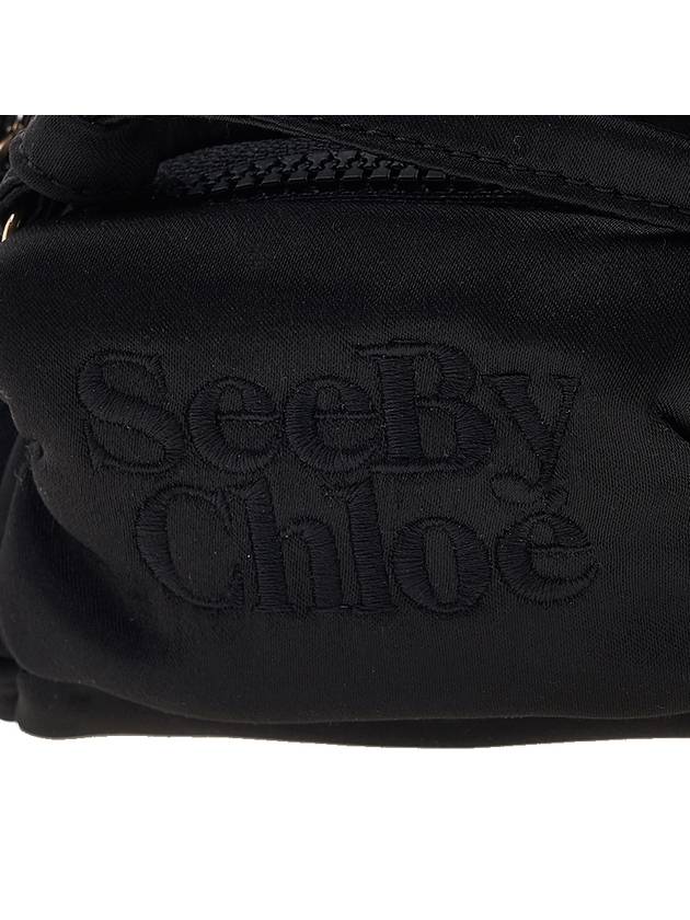 See by Tilly Nano Bracelet Backpack Black - CHLOE - BALAAN.