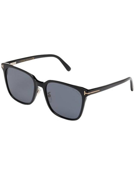 Eyewear Oversized Square Horn-rimmed Sunglasses Black - TOM FORD - BALAAN 1