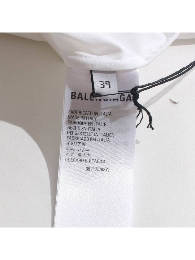 hand drawn BB overfit long sleeve shirt white - BALENCIAGA - BALAAN 7