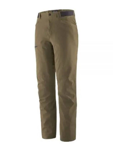 Men's Venga Rock Regular Straight Pants Khaki - PATAGONIA - BALAAN 1