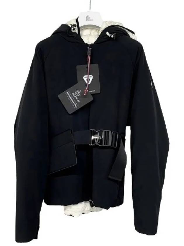 Grenoble Valpelline Belt Hooded Jacket Black - MONCLER - BALAAN 3