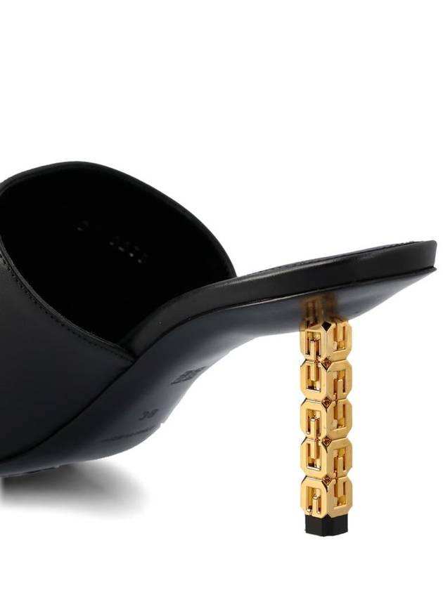 G Gold Cube Mules Sandal Hills Black - GIVENCHY - BALAAN 5