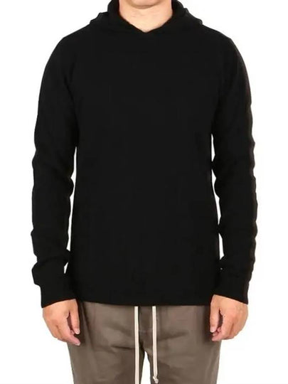 Fine Knit Cashmere Wool Hoodie Black - RICK OWENS - BALAAN 2