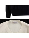 Men's Virgin Wool Logo Knit Top - MONCLER - BALAAN.