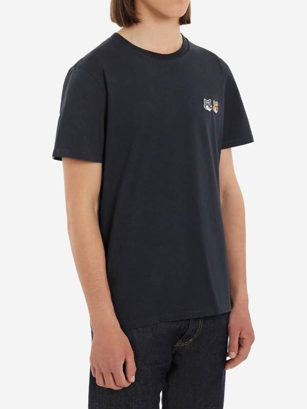 Double Fox Head Patch Short Sleeve BU00103 T Shirt BU00103KJ0008 - MAISON KITSUNE - BALAAN 4