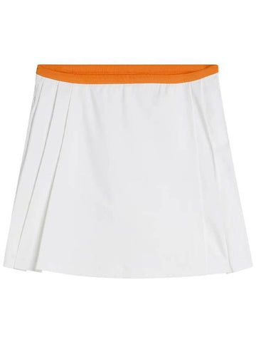 SS Women s Golf Sierra Pleated Skirt White - J.LINDEBERG - BALAAN 1