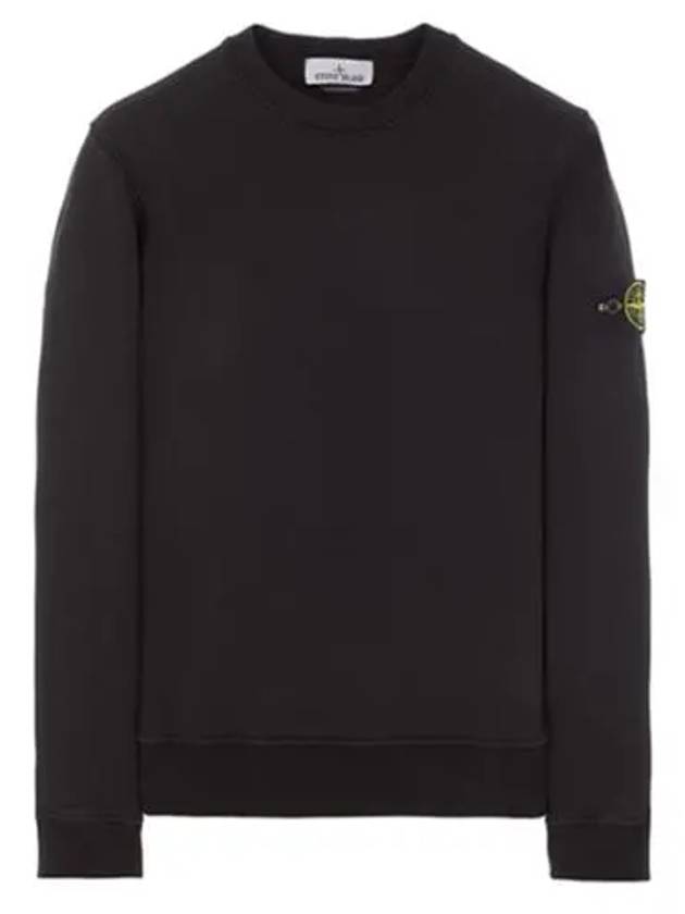 Wappen Patch Crew Neck Sweatshirt Black - STONE ISLAND - BALAAN 2