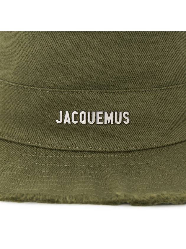 Le Bob Artichaut Cotton Bucket Hat Khaki - JACQUEMUS - BALAAN 8