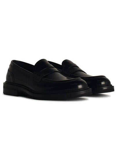 Dolce & Gabbana Black Shiny Leather Loafers - DOLCE&GABBANA - BALAAN 2