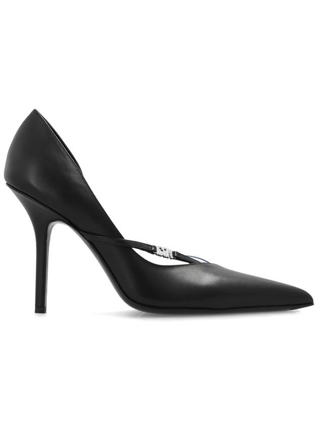 Dsquared2 Leather Stiletto Pumps, Women's, Black - DSQUARED2 - BALAAN 1