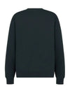 Contrast Couture Embroidery Sweatshirt Green - DIOR - BALAAN 4